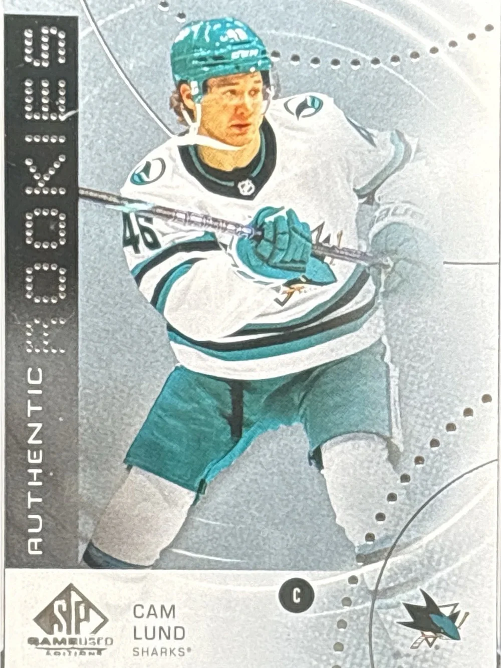 Upper Deck Cam Lund Rookie San Jose Sharks Hockey Trading Card